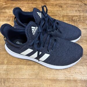 Adidas Women’s 7 Cloudfoam Plus navy white Running Shoes sneakers